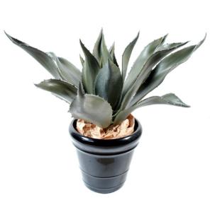 Plante artificielle Agave gante - succulente pour intrieur - H.75cm vert