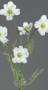Fleur artificielle Cosmos - composition création florale - H.67cm crème