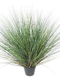 Plante artificielle Herbe New Round en pot - intrieur - H. 95cm vert