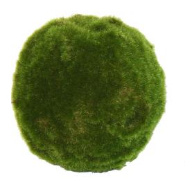 Boule de mousse artificielle - dcoration d'intrieur - H.17cm vert