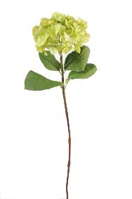 Fleur artificielle Hortensia - cration bouquet - H.80cm vert