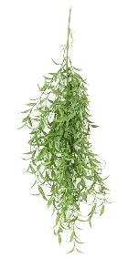 Feuillage artificiel chute de Salix - plante retombante d'intérieur - H.90cm vert