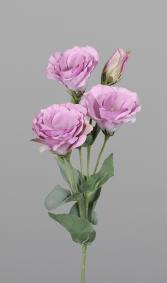 Fleur artificielle Lisianthus Eustoma - cration de bouquet - H.50cm rose