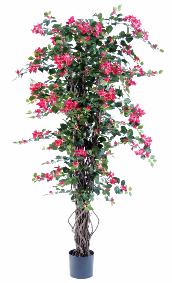 Arbre artificiel fleuri Bougainvillier - plante d'intrieur - H.180cm fuchsia