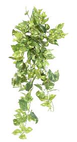 Feuillage artificiel chute de Pothos mini en piquet - plante d'intrieur - H.80cm panach