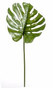 Feuille artificielle de Philodendron - dcoration d'intrieur - H.75cm vert
