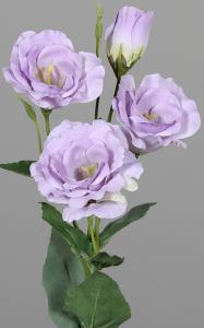 Fleur artificielle Lisianthus Eustoma - création de bouquet - H.50cm parme