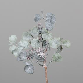 Branche artificielle Eucalyptus mini pomme de pin - cration de bouquet - H.28cm