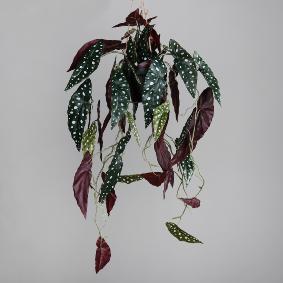 Feuillage artificiel chute de Bgonia Muculata en pot - plante retombante d'intrieur - H.90cm
