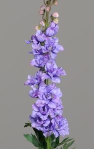 Fleur artificielle Delphinium - création de bouquet - H.78cm violet