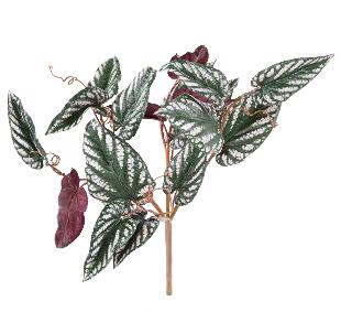 Feuillage artificiel Bgonia Muculata en piquet - plante d'intrieur - H.50cm