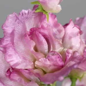 Fleur artificielle Pois de senteur - composition florale - H.46cm lilas