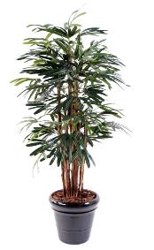 Palmier artificiel Raphis lady 7 cannes -plante synthtique - H.150cm