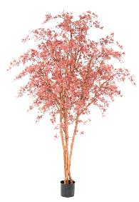 Plante artificielle Aralia Tree PE UV (rable) - intrieur extrieur - H.270cm rouge