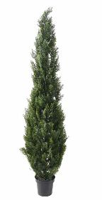 Arbuste artificiel Cyprs mini - intrieur extrieur - H.210cm