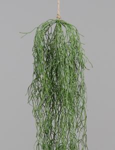 Feuillage artificiel chute de succulente avec cordon - suspension végétale - H.110cm