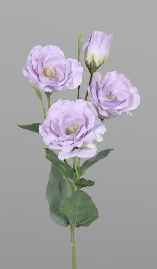 Fleur artificielle Lisianthus Eustoma - création de bouquet - H.50cm parme