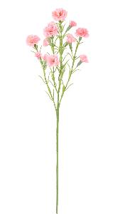 Fleur artificielle Oeillet 15 fleurs - composition florale - H.64cm rose