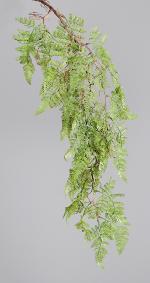 Chute artificielle Fougre - plante retombante d'intrieur - H.87cm vert