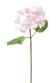 Fleur artificielle Hortensia - cration bouquet fleur coupe - H.65 cm rose violet