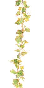Guirlande artificielle de vigne automne 117 feuilles - dcoration d'intrieur - H.200cm