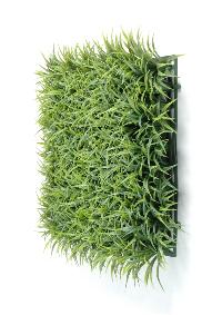 Plaque vgtale artificielle Herbe - dcoration extrieur - 30x30cm vert