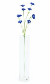 Fleur artificielle bleuet 10 fleurs 3 tiges - composition bouquet - H.75cm bleu