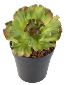 Plante artificielle Aloe Soft en piquet - cactus artificiel extrieur - H.16cm vert