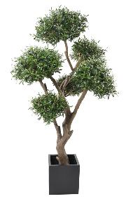 Arbre fruitier artificiel Olivier bonsa nuage - plante pour intrieur - H.235 cm