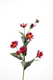 Fleur artificielle Aster - composition cration florale - H.45cm violet