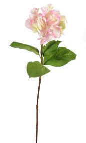 Fleur artificielle Hortensia - cration bouquet - H.80cm rose vert
