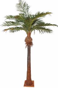Palmier artificiel Coco - dcoration d'intrieur - H.400cm vert