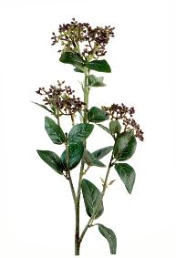 Fleur artificielle de Viburnum - cration florale intrieur - H.80cm violet