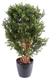 Plante artificielle Buis new buisson UV - arbuste pour extrieur - H.70cm vert