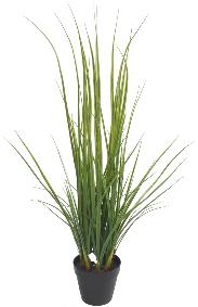 Citronnelle artificielle Lemon Grass en pot - plante pour extrieur - H.120cm vert