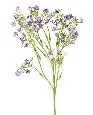 Fleur artificielle Myosotis - composition bouquet - H.50cm violet