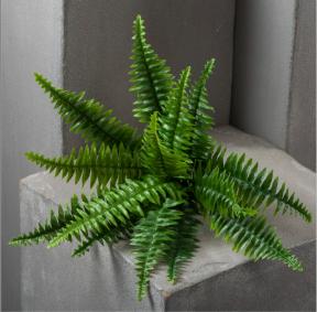 Plante artificielle Fougre Nephrolepis en piquet - dcoration d'intrieur - H.35cm vert