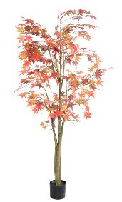 Plante artificielle Aralia automne - arbre synthtique pour intrieur - H.175cm