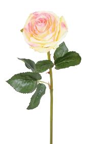 Fleur artificielle coupe rose asperanza - dcoration d'intrieur - H.53cm rose clair