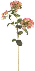 Fleur artificielle Hydranga - fleur en tissu - H.68 cm fuchsia