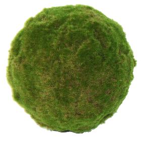Boule de mousse artificielle - dcoration d'intrieur - H.33 cm vert