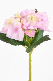 Fleur artificielle Hortensia - composition bouquet - H. 35 cm lilas crme