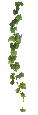 Guirlande artificielle de vigne vierge - décoration d'intérieur - H.180cm vert