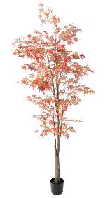 Plante artificielle Aralia automne - arbre synthtique pour intrieur - H.220cm
