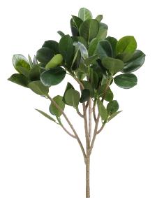 Feuillage artificiel Ficus panda - cration composition florale - H.40 cm vert