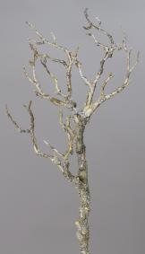 Branche artificielle bois avec mousse et lichen - dcoration d'intrieur - H.40cm