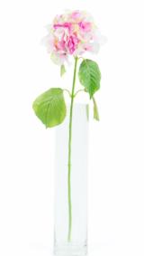 Fleur artificielle Hortensia gant - composition bouquet - H. 73cm rose