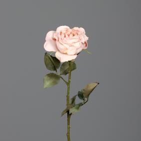 Fleur artificielle coupe rose - aspect rustique fleur sche - H.60cm rose blanc