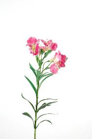 Alstroemeria artificielle fleur coupe - cration de bouquet - H.60 cm rose