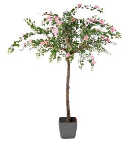 Arbre artificiel fleuri Bougainvillier Tree - plante d'intrieur - H.280cm rose